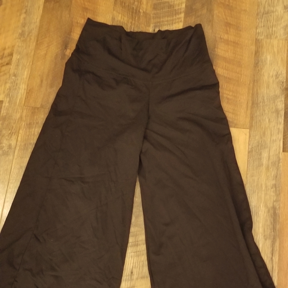 Prana High rise wide band flare pants